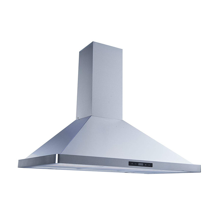 Winflo 36" 475 CFM Convertible Wall Mount Range Hood in Stainless Steel